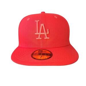 New Era 59Fifty LA Dodgers Fitted Cap - Hot Pink - Size 7